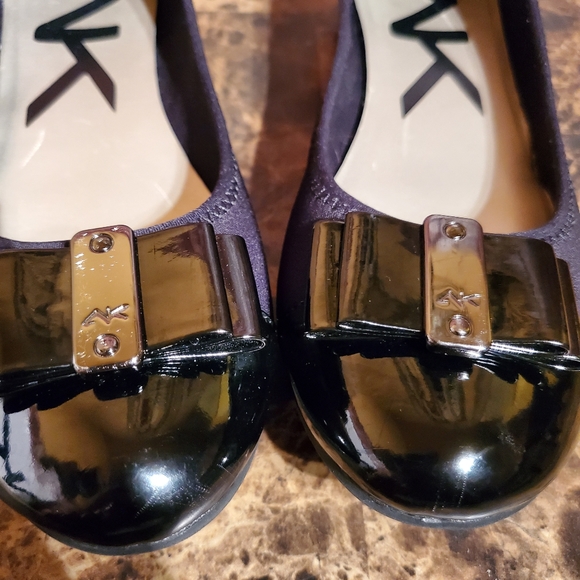 Anne Klein AKARICIA  Women's Shoes Size 8M US Black Ballet Flat - Picture 4 of 10